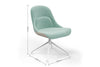 A Bloom Scandinavian Style Chair with dimensions indicated on a white background. The dimensions are width 550mm, depth 620mm, height 820mm and seat height 450mm.