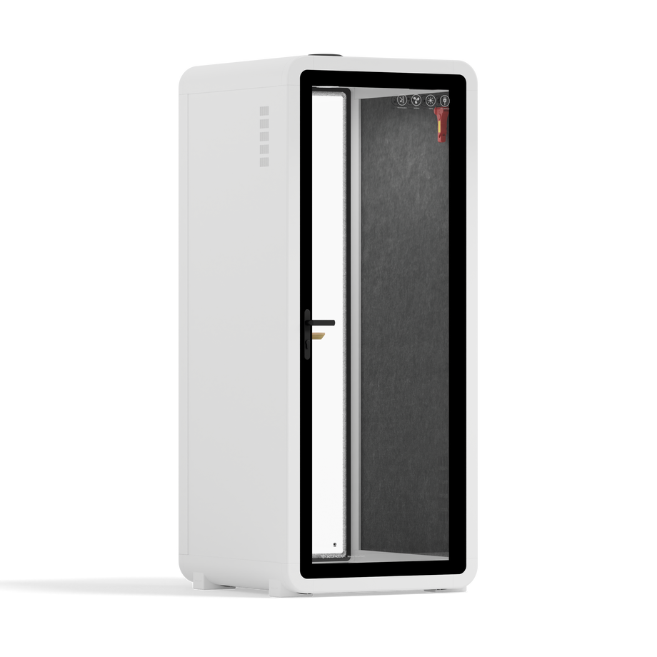 Quell - Flex - colega de trabalho - soloWhite / Dark Grey / No Furniture