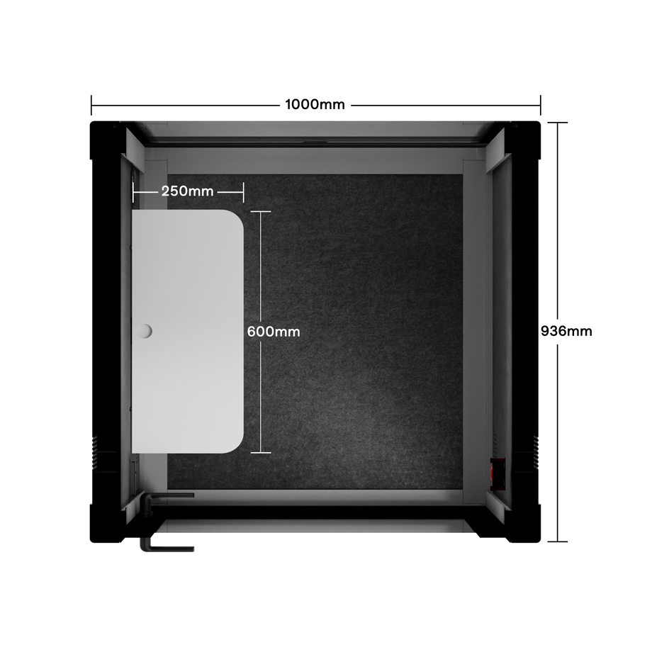 Quell - Flex - colega de trabalho - soloLight Grey / Dark Grey / No Furniture