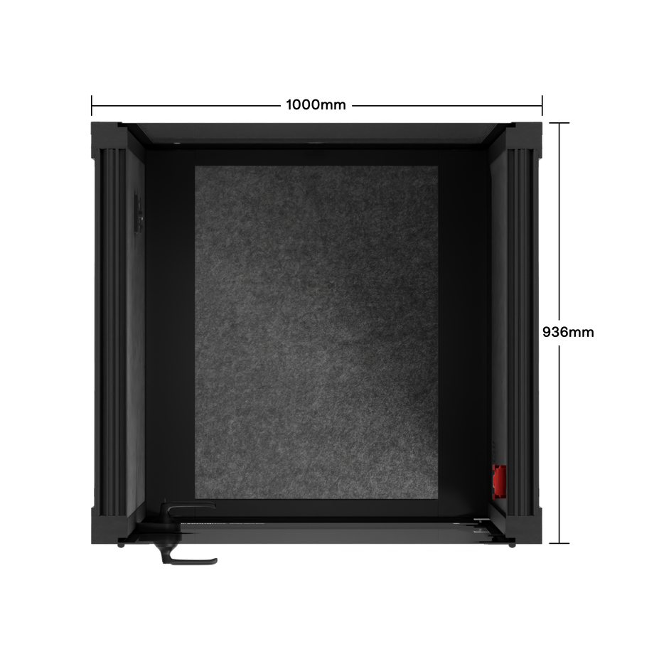 Office Pod Quell Akustik Charcoal / No Furniture / Dark Grey