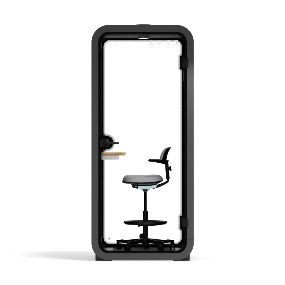 Kapsure biurowe Quell PrzewódCharcoal / Dark Grey / With Furniture