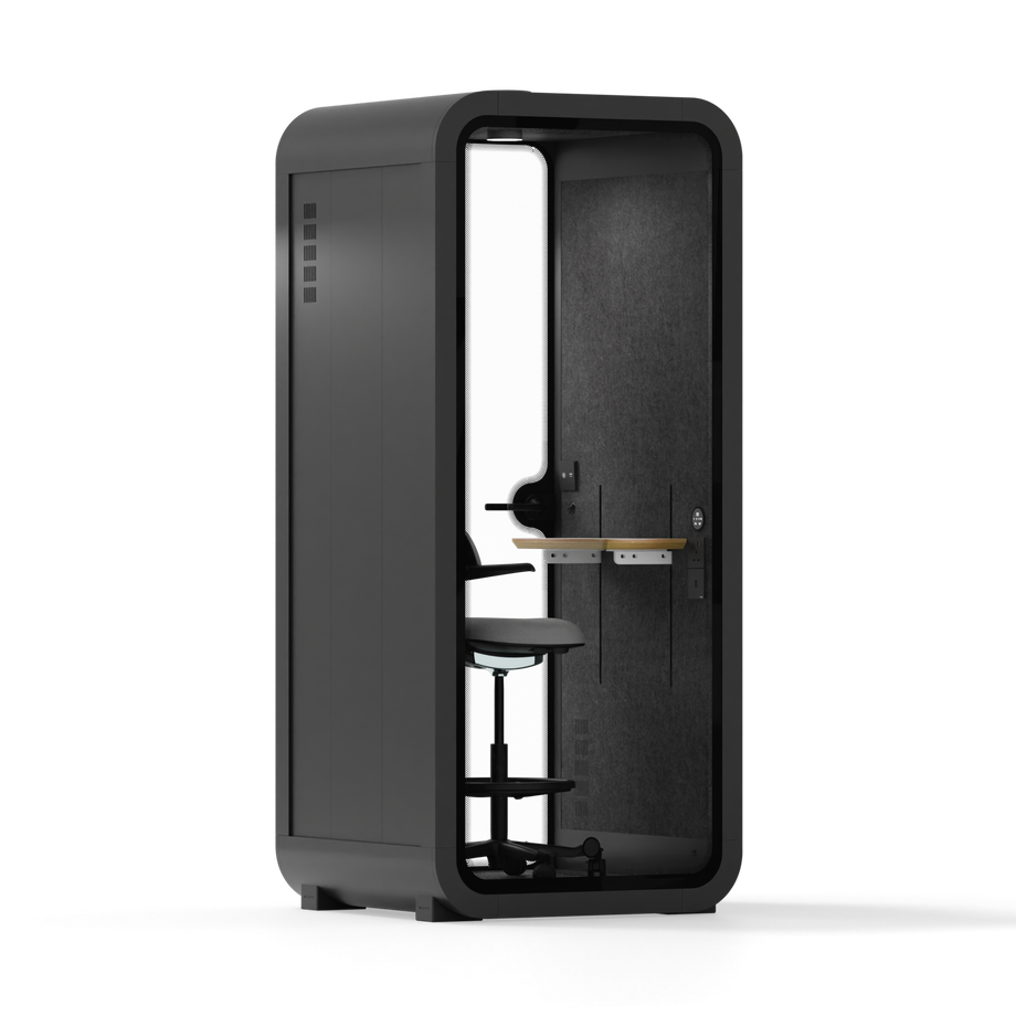 Kapsure biurowe Quell PrzewódCharcoal / Dark Grey / With Furniture