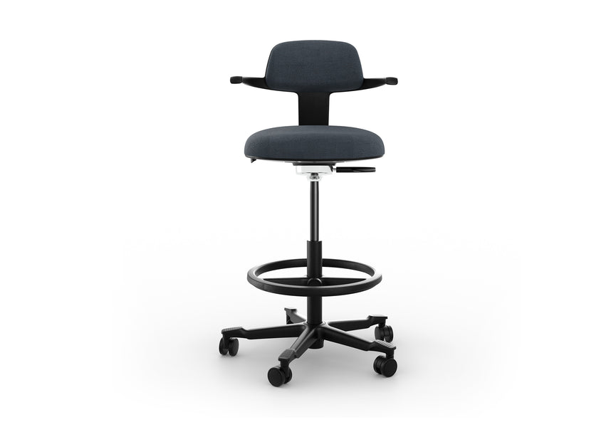 Tabouret de tulipeDark Grey