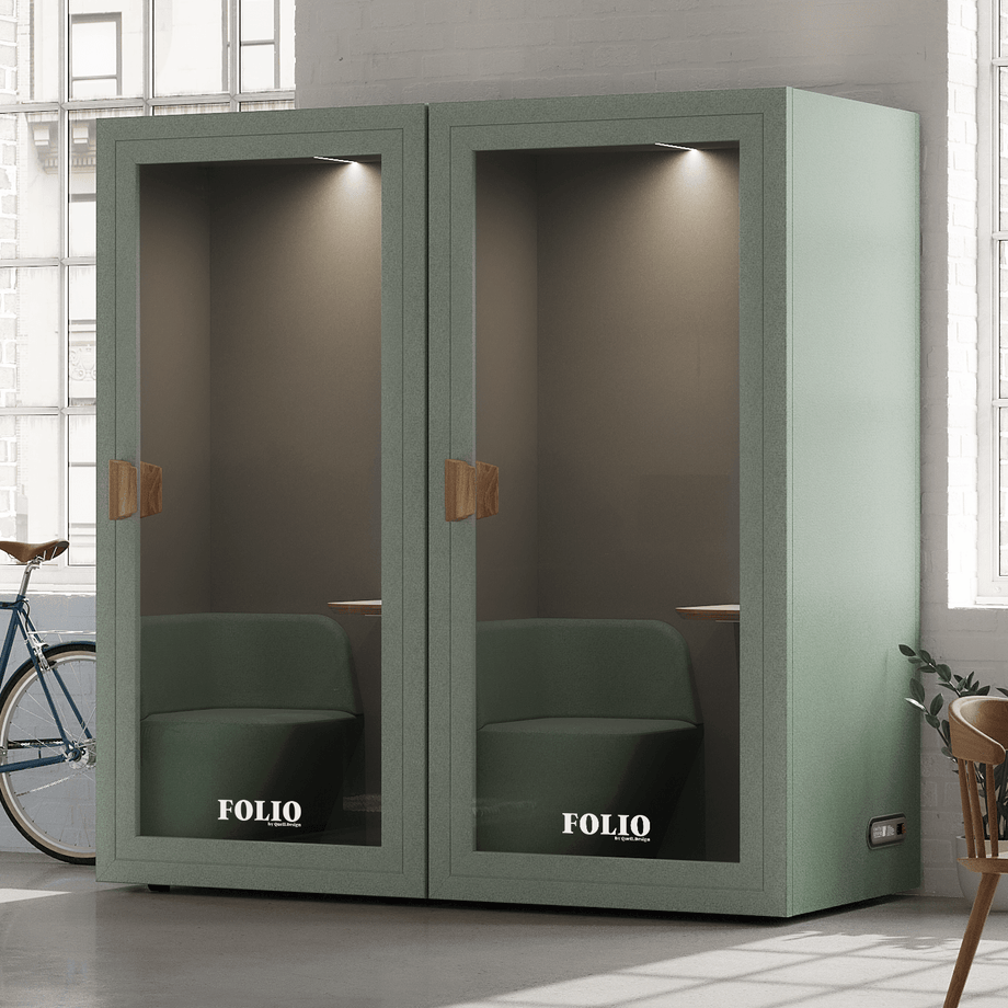 Office Phone Booth FolioFolio Dusty Teal