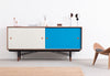 Finn Juhl - Finn Juhl - Finn Juhl Credenza, Walnut and Blue - Image 8