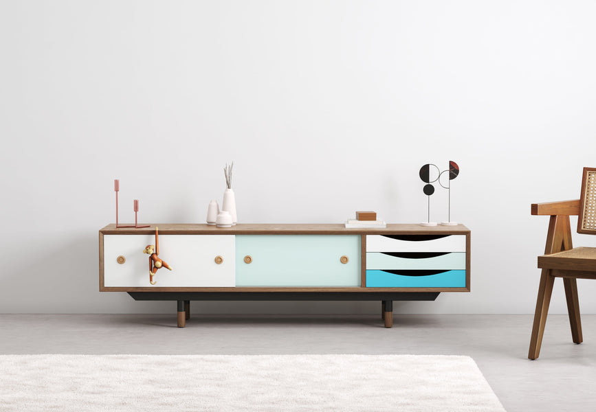 Finn JuhlFinn Juhl - Finn Juhl TV Cabinet, Walnut