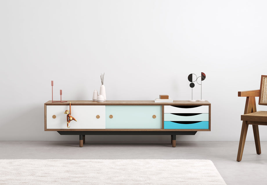 Finn JuhlFinn Juhl - Finn Juhl TV Cabinet, Walnut