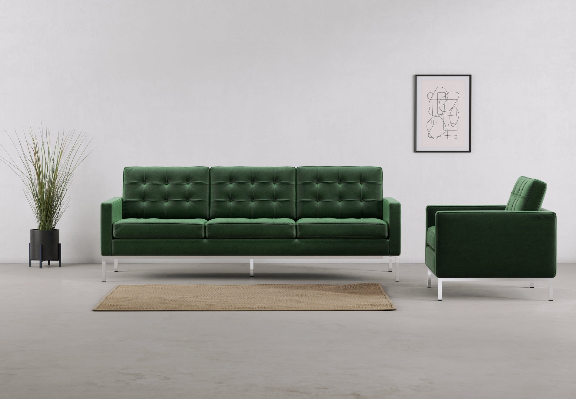 FlorenceEmerald Green Velvet
