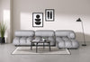 Bellini Sectional - Light Gray Velvet - Image 9