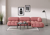 Bellini Sectional - Blush Pink Velvet - Image 9
