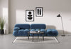 Bellini Sofa - Aegean Blue Velvet - Image 9