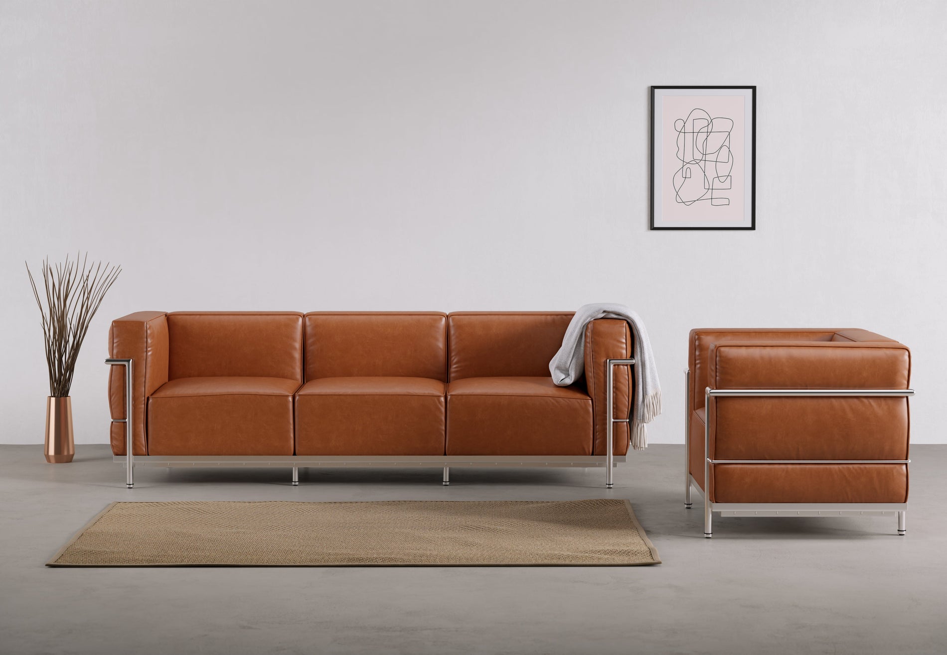 CorbusierTan Premium Leather