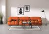 Bellini Sofa - Apricot Velvet - Image 9