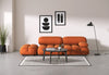 Bellini Sofa - Apricot Velvet - Image 9