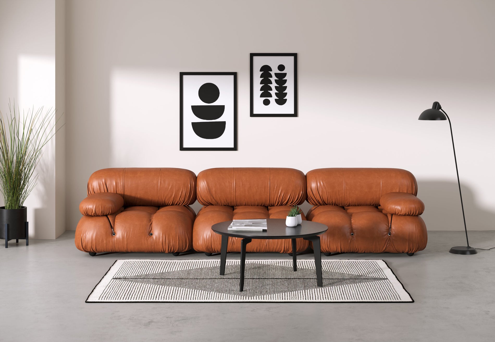 Bellini SofaTan Premium Leather