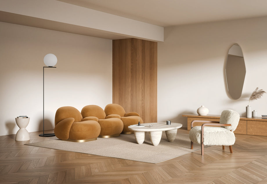 ApolloApollo - Apollo Side Table, Travertine