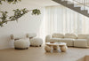 Gigi - Gigi - Gigi Three Seater Sofa, White Boucle - Image 8