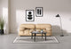 Bellini Sofa - Ecru Velvet - Image 9
