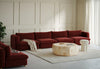 Morrell - Morrell - Morrell Module, Armless, Garnet Velvet - Image 8